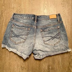 Aeropostale size 1 blue jeans cut-off shorts.  In perfect shape!